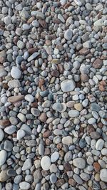 Full frame shot of pebbles