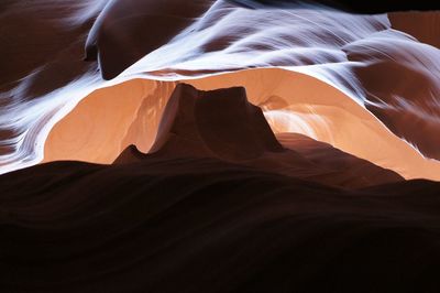 Rock formations in canyon