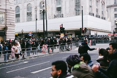 People on city street