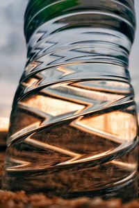 Close-up of glass of jar