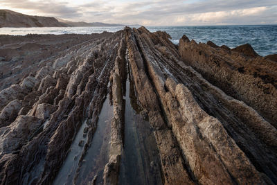 Panoramic view of sea against sky