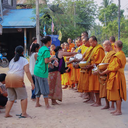 People in traditional clothing