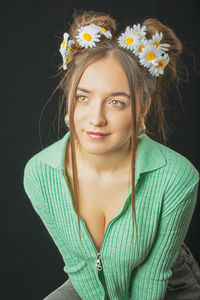 Portrait of a smiling young woman