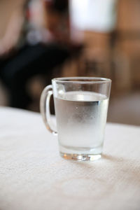 Close-up of coffee on table