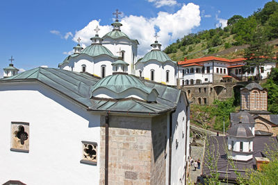 Exterior of buildings against sky