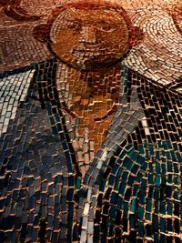 Full frame shot of tiled floor