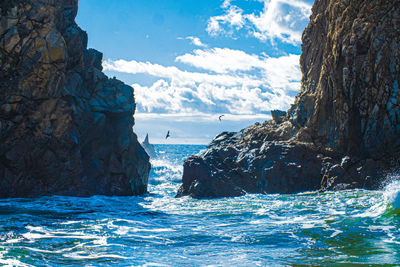 Pfeiffer beach waves