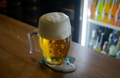 Cold czech beer