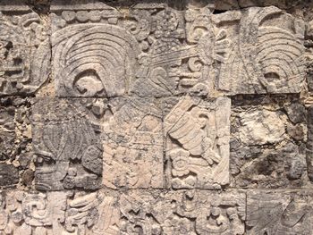 Full frame shot of stone wall