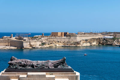 Valletta, malta, 4 may 2023.monument to the unknown soldier, lower barrakka gardens