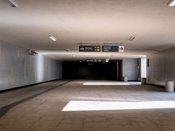 View of empty parking lot