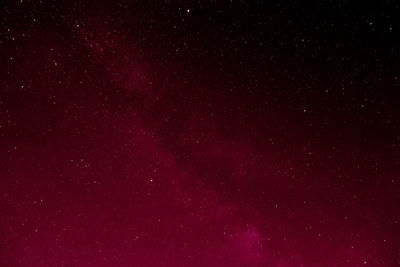 Low angle view of stars against sky at night
