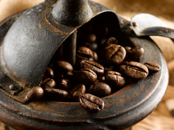 Close-up of coffee beans