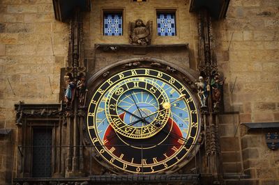 Low angle view of clock tower