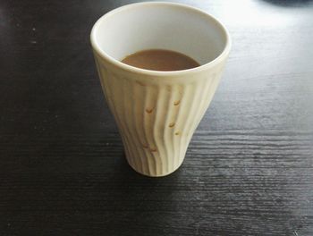 Close-up of coffee cup
