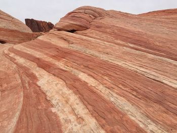 Scenic view of desert against sky