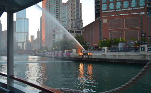 View of city at waterfront