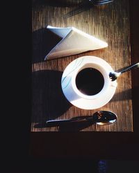 Close-up of coffee cup