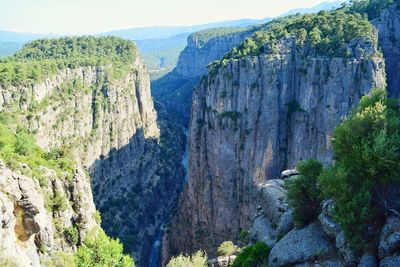 Scenic view of mountains