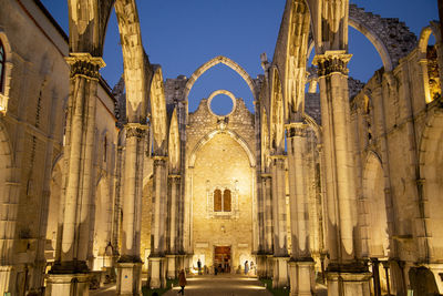 Low angle view of historic church