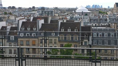 Residential buildings in city