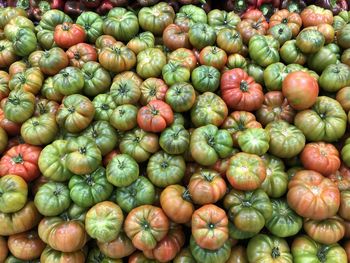 Full frame shot of fruits for sale at market stall