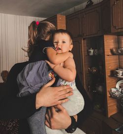 Happy mother and daughter