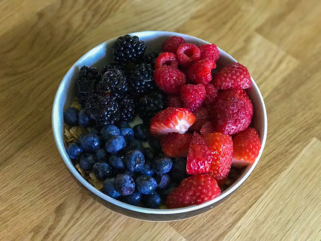 fruit, raspberry, strawberry, food and drink, table, freshness, food, blueberry, berry fruit, bowl, indoors, healthy eating, high angle view, sweet food, dessert, no people, close-up, ready-to-eat, day