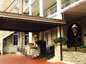 Entrance of crescent hotel