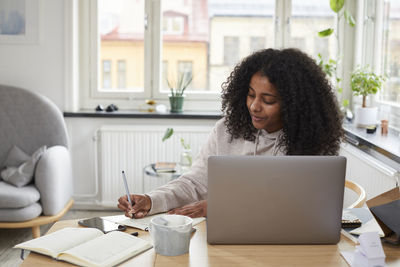 Woman working in office