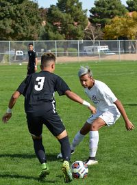 Men playing with ball