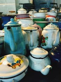 Variety of wine bottles