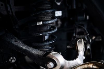 Close-up of old machine
