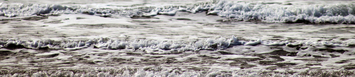 Full frame shot of sea waves