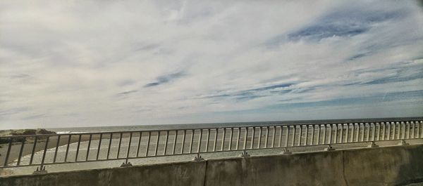 Scenic view of water against sky