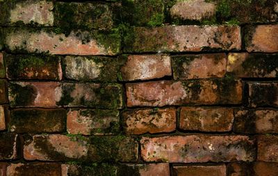 Full frame shot of brick wall