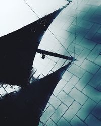 Low angle view of modern building