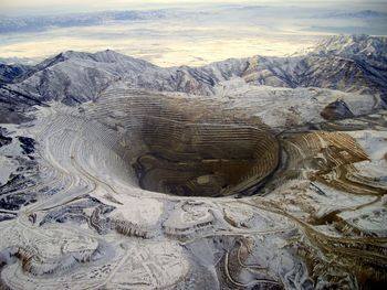 Scenic view of mountains