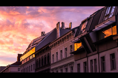 Low angle view of building against sky