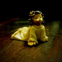 Close-up of stuffed toy on table