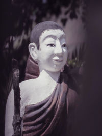 Close-up of buddha statue