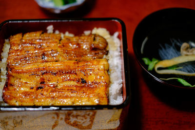 Close-up of food in plate