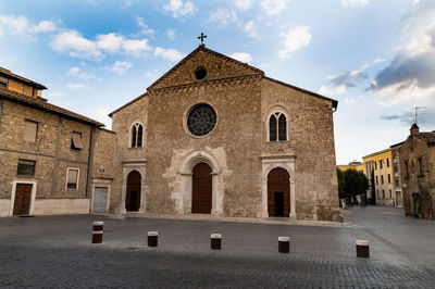 View of old building against sky