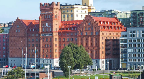 View of buildings in city