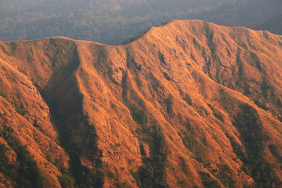 High angle view of mountain