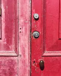 Full frame shot of closed door