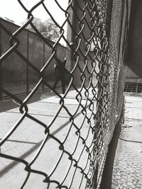 Close-up of chainlink fence