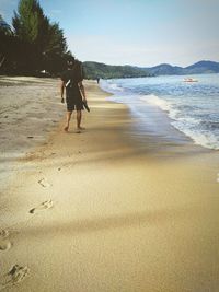 People enjoying at beach