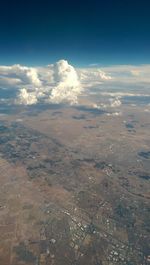 Aerial view of landscape against sky