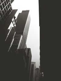 Low angle view of modern buildings